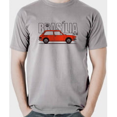 Camiseta  Brasília-cinza mescla